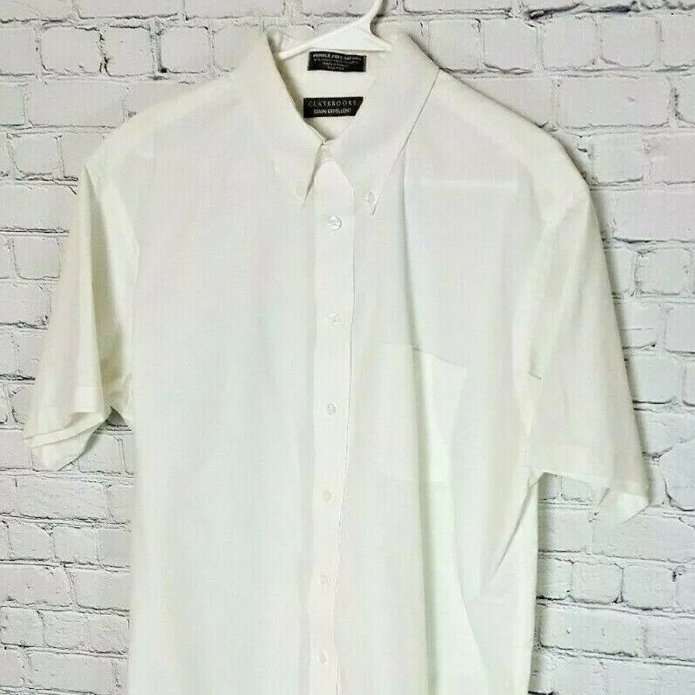 CLAYBROOKE Wrinkle Free Oxford Stain Repellent 17